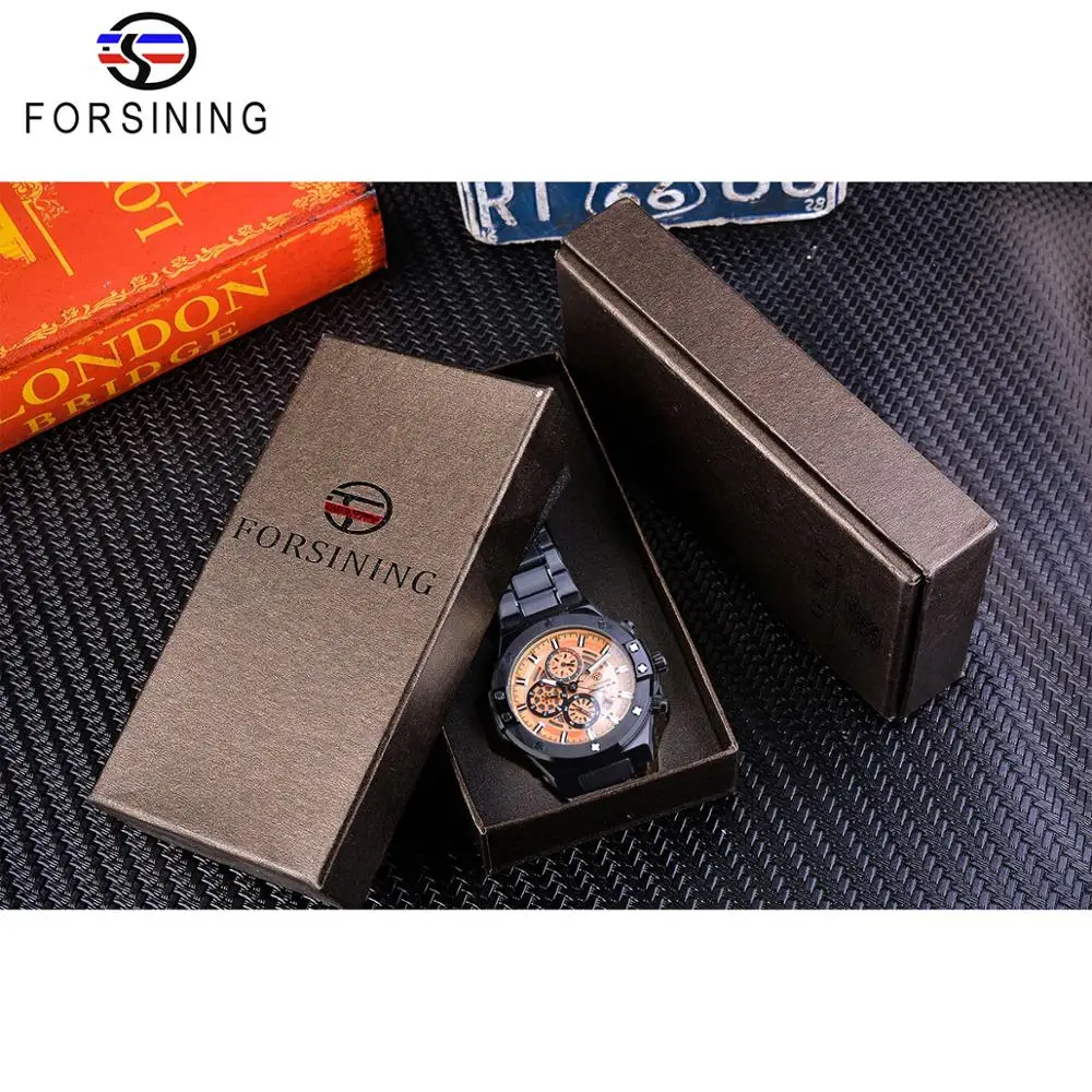 Forsining Male Sport Mechanical Watches Automatic Yellow 6 Hands Date Multifunction Luminous Hands Steel Belts Relogio Masculino
Forsining Male Sport Mechanical Watches Automatic Yellow 6 Hands Date Multifunction Luminous Hands Steel Belts Relogio Masculino