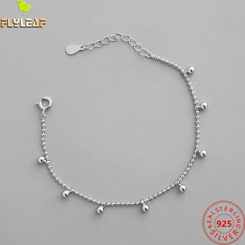 Real 925 Sterling Silver Jewelry Beads Chain Bracelet For Women Original Design Luxury Female Popular Accessories 2022 Trend
Real 925 Sterling Silver Jewelry Beads Chain Bracelet For Women Original Design Luxury Female Popular Accessories 2022 Trend