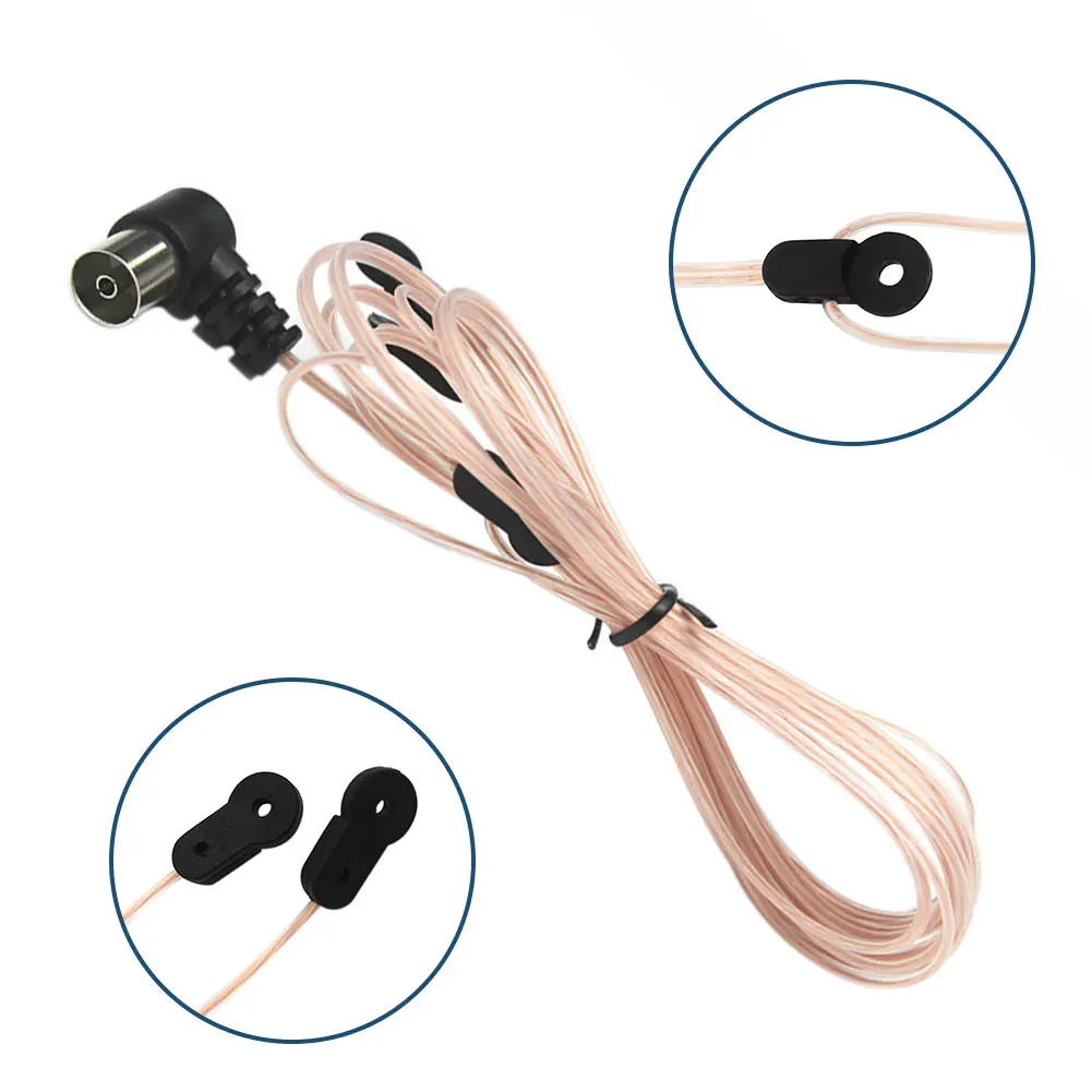 75 Ohm Connector Indoor Use Dipole Transparent Radio Antenna For Receiver HD Home Sound T Shape FM Male Accessories Stereo
75 Ohm Connector Indoor Use Dipole Transparent Radio Antenna For Receiver HD Home Sound T Shape FM Male Accessories Stereo