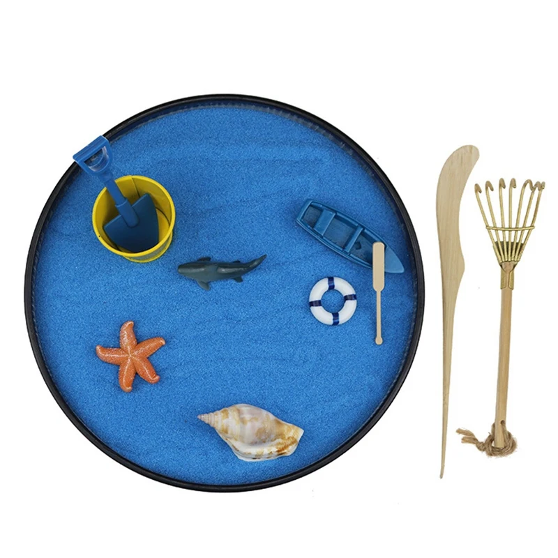 Sea World Sandbox Mini Zen Garden the Ocean Sea Life Beach Desktop Decoration Relaxation Meditation Play Sand Box Toy
Sea World Sandbox Mini Zen Garden the Ocean Sea Life Beach Desktop Decoration Relaxation Meditation Play Sand Box Toy