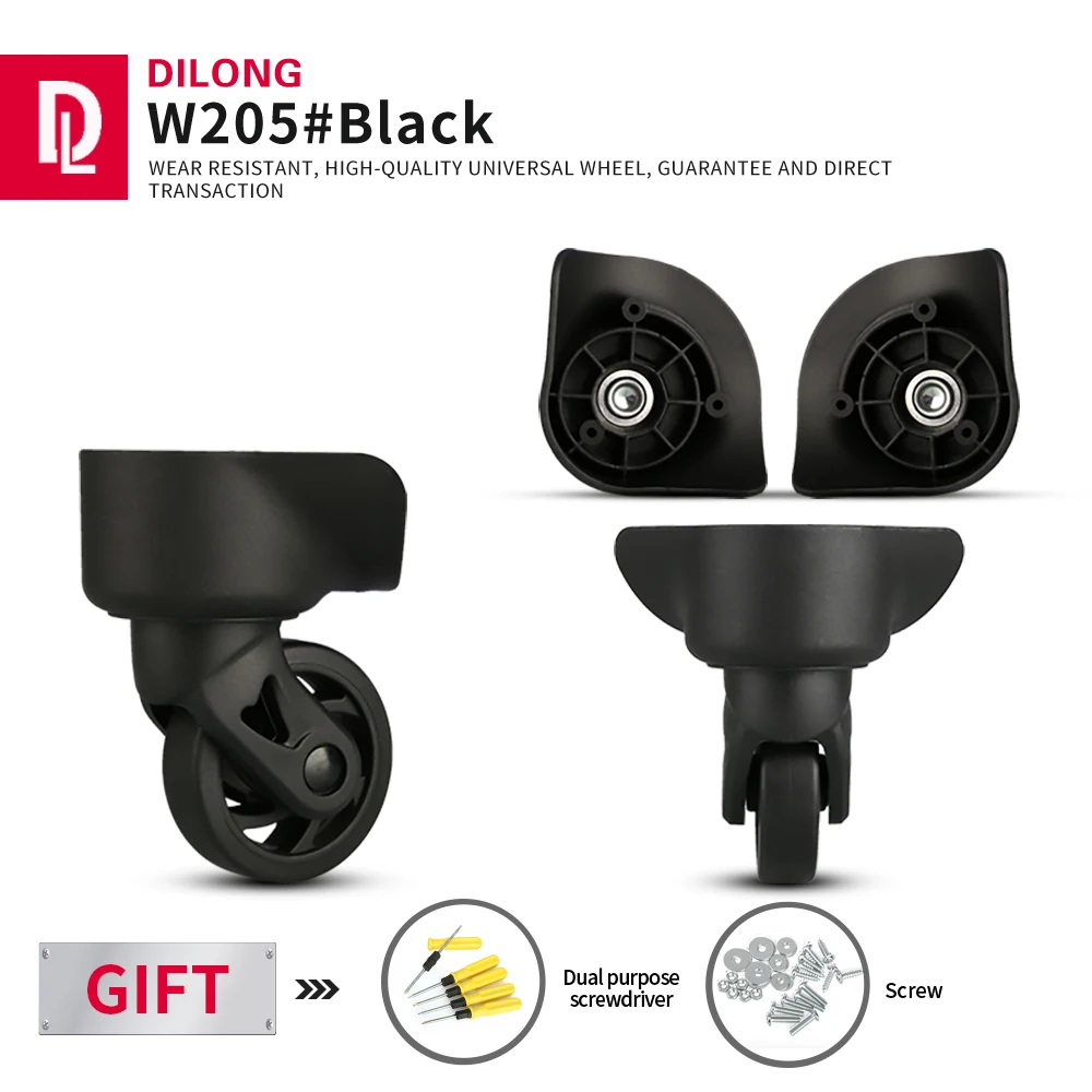 DILONG RACKLAND Universal wheel scaffold suitcase luggage trolley case wheels boarding cases password boxes repair parts
DILONG RACKLAND Universal wheel scaffold suitcase luggage trolley case wheels boarding cases password boxes repair parts