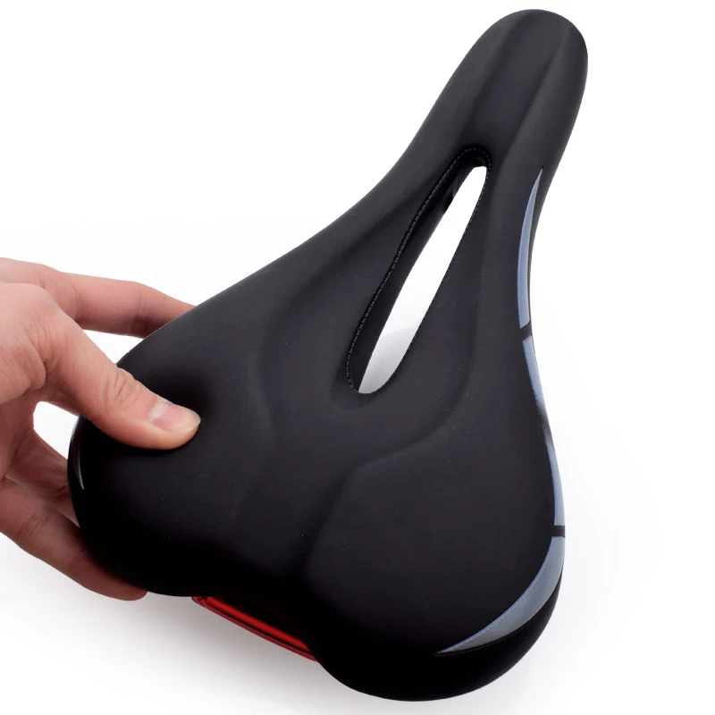 Bicycle Seat Cushion Shock Absorption Hollow Breathable Mountain Bike Seat Cushion Thick Sponge with Taillight Saddle
Bicycle Seat Cushion Shock Absorption Hollow Breathable Mountain Bike Seat Cushion Thick Sponge with Taillight Saddle