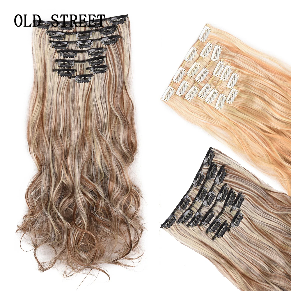 Synthetic Wavy Hair Extensions Synthetic Clip In Hair Extensions Body Wave Heat Resistant Fiber 12 Colors Hairpieces for Women 
Synthetic Wavy Hair Extensions Synthetic Clip In Hair Extensions Body Wave Heat Resistant Fiber 12 Colors Hairpieces for Women