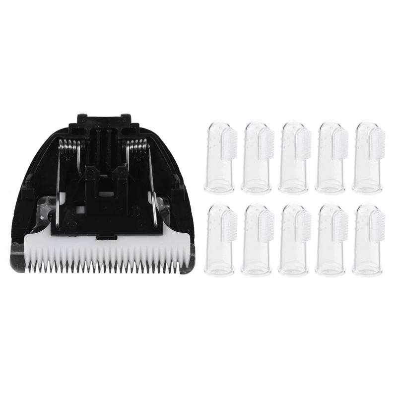 Dog Hair Trimmer Blade Head For CP-8000 Car Mower Cutter With 10PCS Silicone Children's Finger Baby Toothbrush
Dog Hair Trimmer Blade Head For CP-8000 Car Mower Cutter With 10PCS Silicone Children's Finger Baby Toothbrush