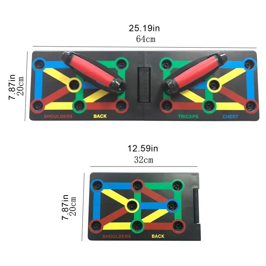 Folding Push-Ups Board Muscle Training Board Portable Fitness Workout Exercise Equipment Unisex
Folding Push-Ups Board Muscle Training Board Portable Fitness Workout Exercise Equipment Unisex