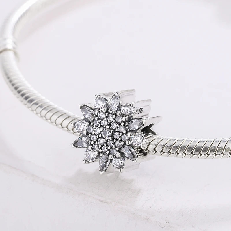 Fashion 925 Sterling Silver With Cubic Zirconia Snowflake Shape Pendant Charm Bracelet DIY Jewelry Making For Pandora
Fashion 925 Sterling Silver With Cubic Zirconia Snowflake Shape Pendant Charm Bracelet DIY Jewelry Making For Pandora