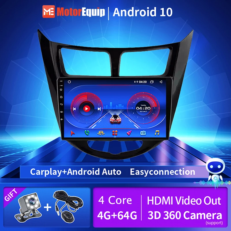 Car Radio For Hyundai Solaris Accent I25 Verna 2010-2016 9'' Android 10.0 GPS Navigation Multimedia Player 9 Inch No 2 Din dvd
Car Radio For Hyundai Solaris Accent I25 Verna 2010-2016 9'' Android 10.0 GPS Navigation Multimedia Player 9 Inch No 2 Din dvd