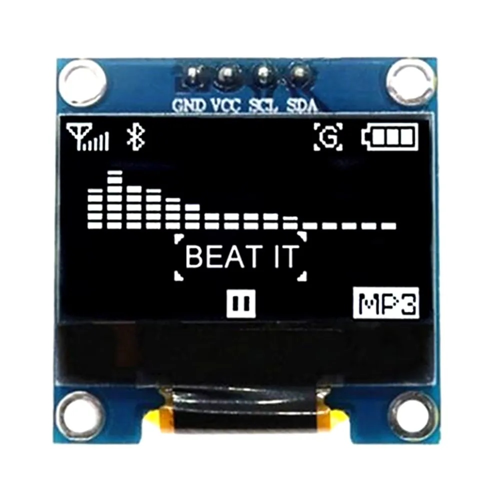 0 96 дюйма oled экран 12864 ЖК-дисплей дисплейный модуль ssd1306 последовательный порт
