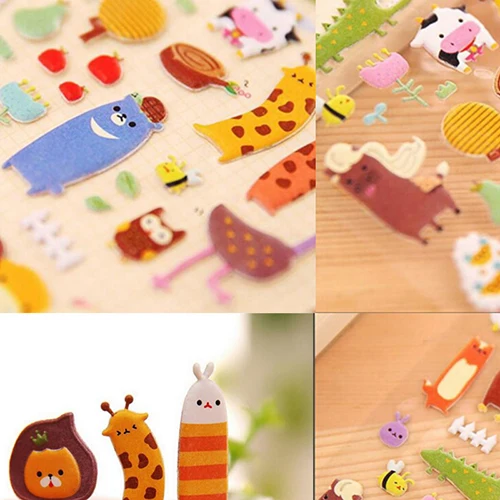 Cute Animal Three-dimensional Stationery Bubble Stickers Diary Decorative Foam Stickers
Cute Animal Three-dimensional Stationery Bubble Stickers Diary Decorative Foam Stickers