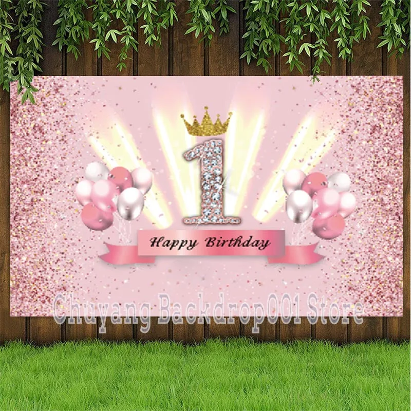 Pink Sweet 1th Photography Backdrop Crown Baby Shower Newborn Girls Happy Birthday Party Custom Photo Background Decor Banner
Pink Sweet 1th Photography Backdrop Crown Baby Shower Newborn Girls Happy Birthday Party Custom Photo Background Decor Banner