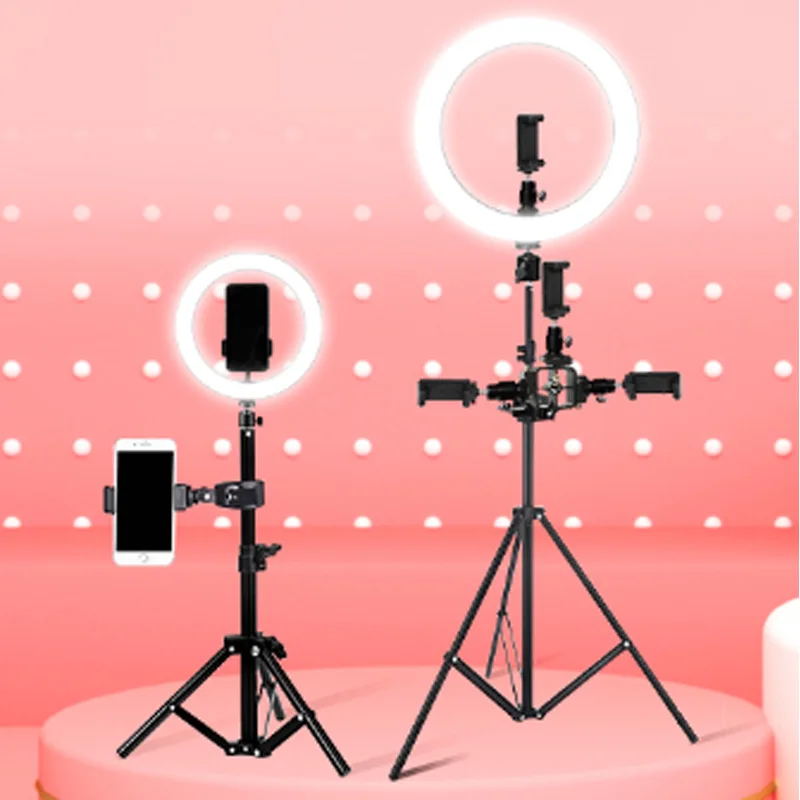 

Selens 26cm Photographic Lighting Dimmable LED Selfie Ring Light With Tripod Ring Lamp For YouTube Makeup Video Live Studio