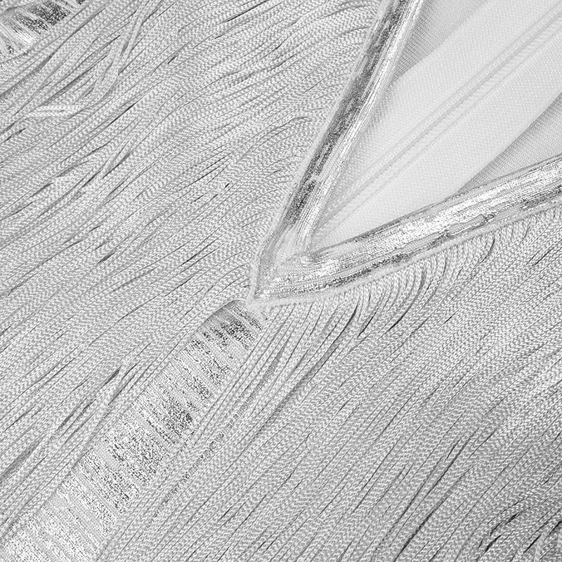 Sladuo New Women V-Neck Tassel Design Silver Sexy Sleeveless backless Slim Dress Elegant Celebrity Evening Dresses 2021 Summer
Sladuo New Women V-Neck Tassel Design Silver Sexy Sleeveless backless Slim Dress Elegant Celebrity Evening Dresses 2021 Summer