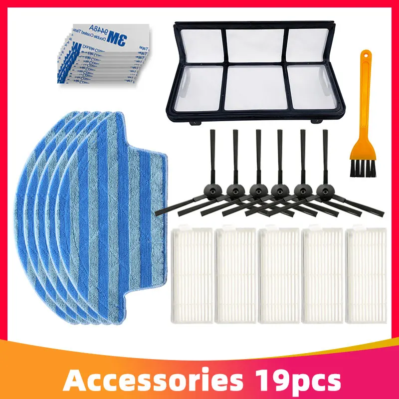 Side Brush Strainer and Hepa Filter Mop Cloth Replacement Pack for iLife V55 Pro Robotic Vacuum Cleaner Spare Parts
Side Brush Strainer and Hepa Filter Mop Cloth Replacement Pack for iLife V55 Pro Robotic Vacuum Cleaner Spare Parts