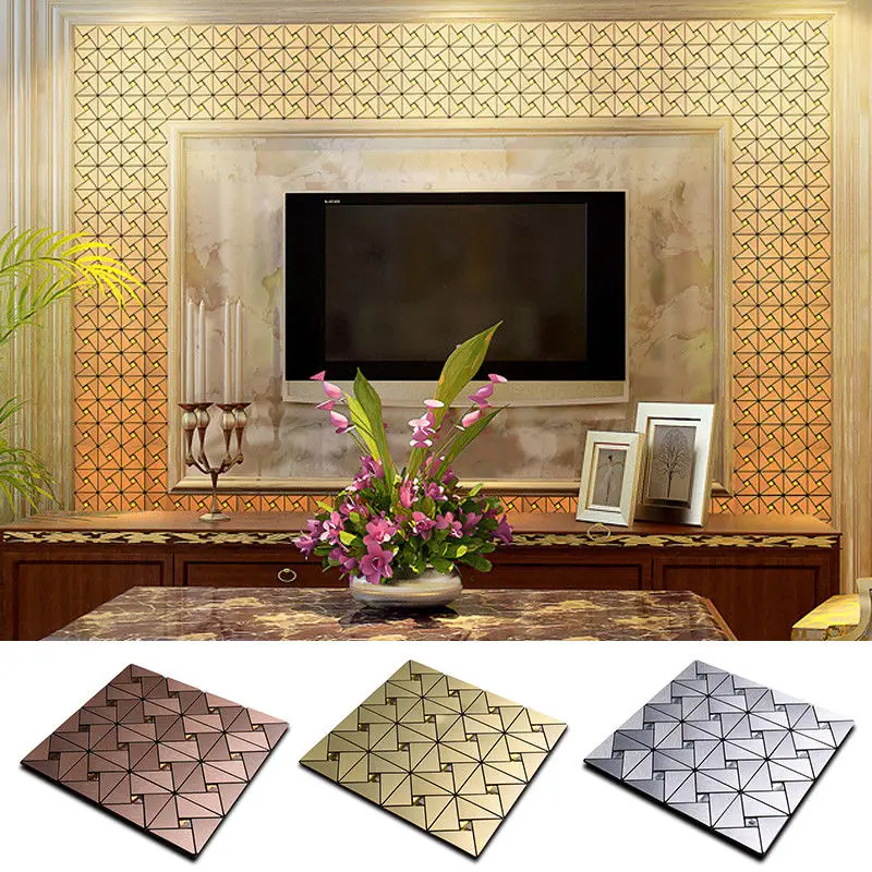 1PC 30X30cm Wall Stickers Mosaic Aluminum Backsplash Wall Tile Self Adhesive Kitchen Liveroom Decor High-quality Background Wall
1PC 30X30cm Wall Stickers Mosaic Aluminum Backsplash Wall Tile Self Adhesive Kitchen Liveroom Decor High-quality Background Wall