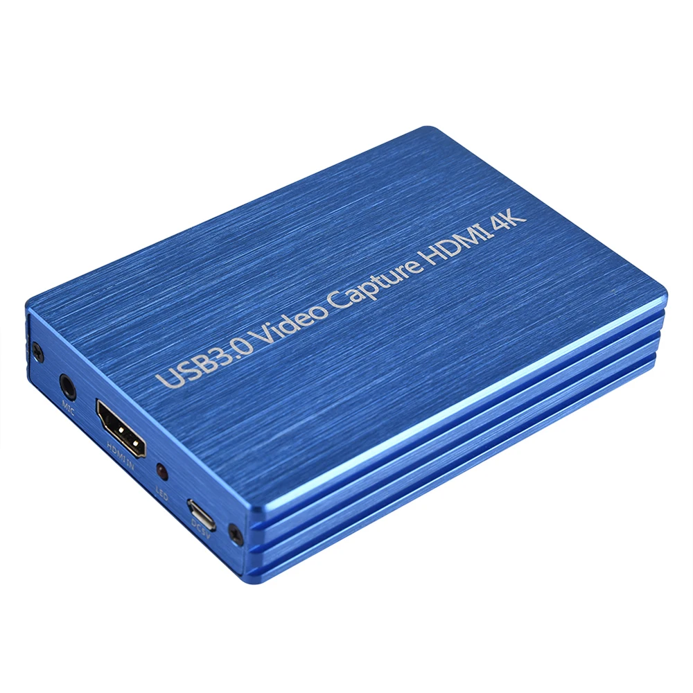 HDMI-compatible Video Capture 4K@30Hz HD USB3.0 1080P HD to USB Video Capture Card Dongle Game Streaming Live Streaming
HDMI-compatible Video Capture 4K@30Hz HD USB3.0 1080P HD to USB Video Capture Card Dongle Game Streaming Live Streaming