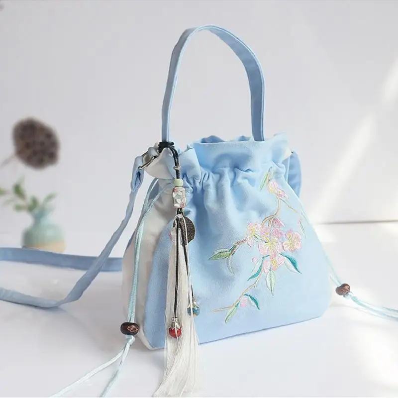 Canvas Floral Tassels Women's Small Drawstring Bag Female Money Pouch Phone Package Bolso Bolsa Feminina for Teenagers Girls
Canvas Floral Tassels Women's Small Drawstring Bag Female Money Pouch Phone Package Bolso Bolsa Feminina for Teenagers Girls