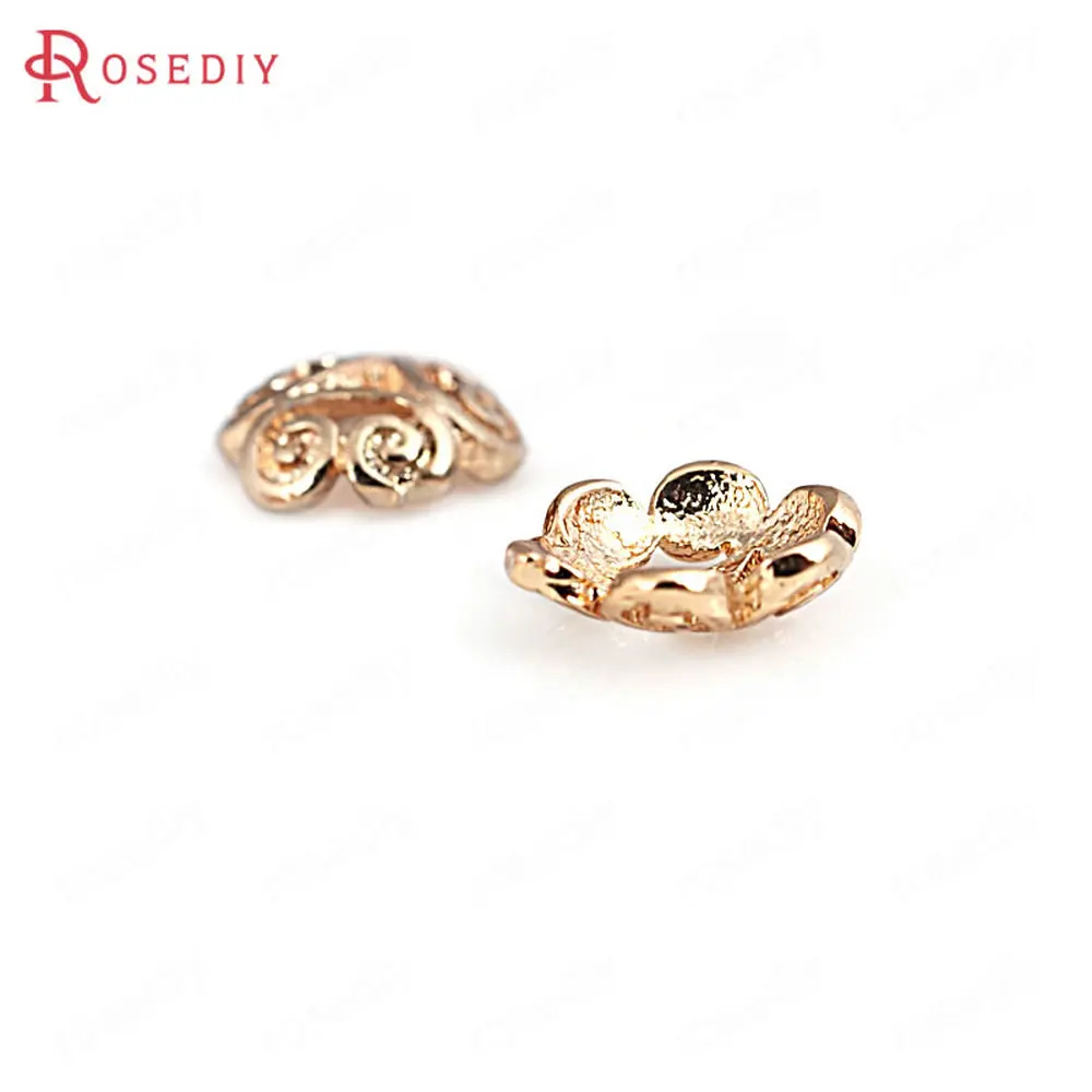 (D157)10 pieces 6mm 24K Champagne Gold Color Plated Brass Curl Pattern Beads Caps High Quality Diy Jewelry Accessories
(D157)10 pieces 6mm 24K Champagne Gold Color Plated Brass Curl Pattern Beads Caps High Quality Diy Jewelry Accessories