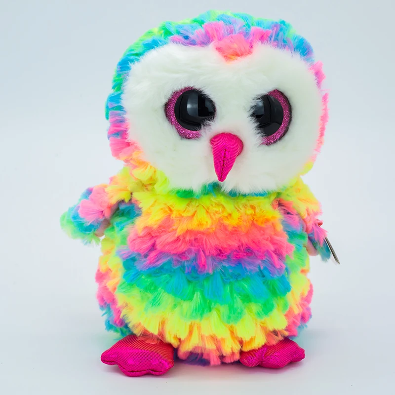 Ty Big Glitter Eyes Stuffed Plush Animal Toy Colorful Owl Owen Collection Doll Children's Birthday Christmas Gift 15CM
Ty Big Glitter Eyes Stuffed Plush Animal Toy Colorful Owl Owen Collection Doll Children's Birthday Christmas Gift 15CM