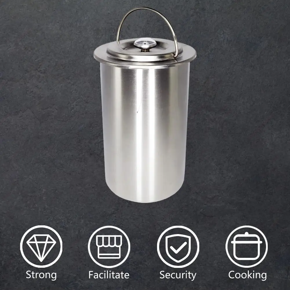 Durable Cooking Barrel Stainless Steel Temperature Monitor Meat Steamer Kitchen Cooking Tool Easy To Disassemble And Clean
Durable Cooking Barrel Stainless Steel Temperature Monitor Meat Steamer Kitchen Cooking Tool Easy To Disassemble And Clean