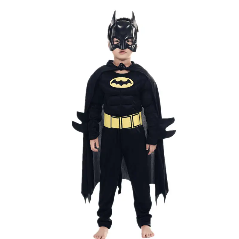 Kids Boys Muscle Costumes with Mask Cloak Movie Character Superhero Cosplay Halloween Party Role Play
Kids Boys Muscle Costumes with Mask Cloak Movie Character Superhero Cosplay Halloween Party Role Play