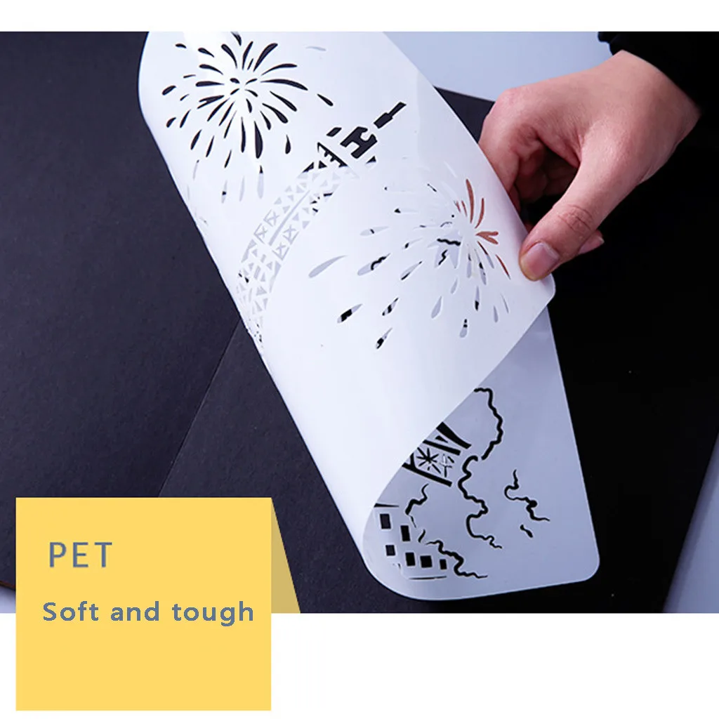 Craftly Painting Stencils Set For Stencil Diy Drawing Template for Creative School Office Stationery Set School Supplies
Craftly Painting Stencils Set For Stencil Diy Drawing Template for Creative School Office Stationery Set School Supplies