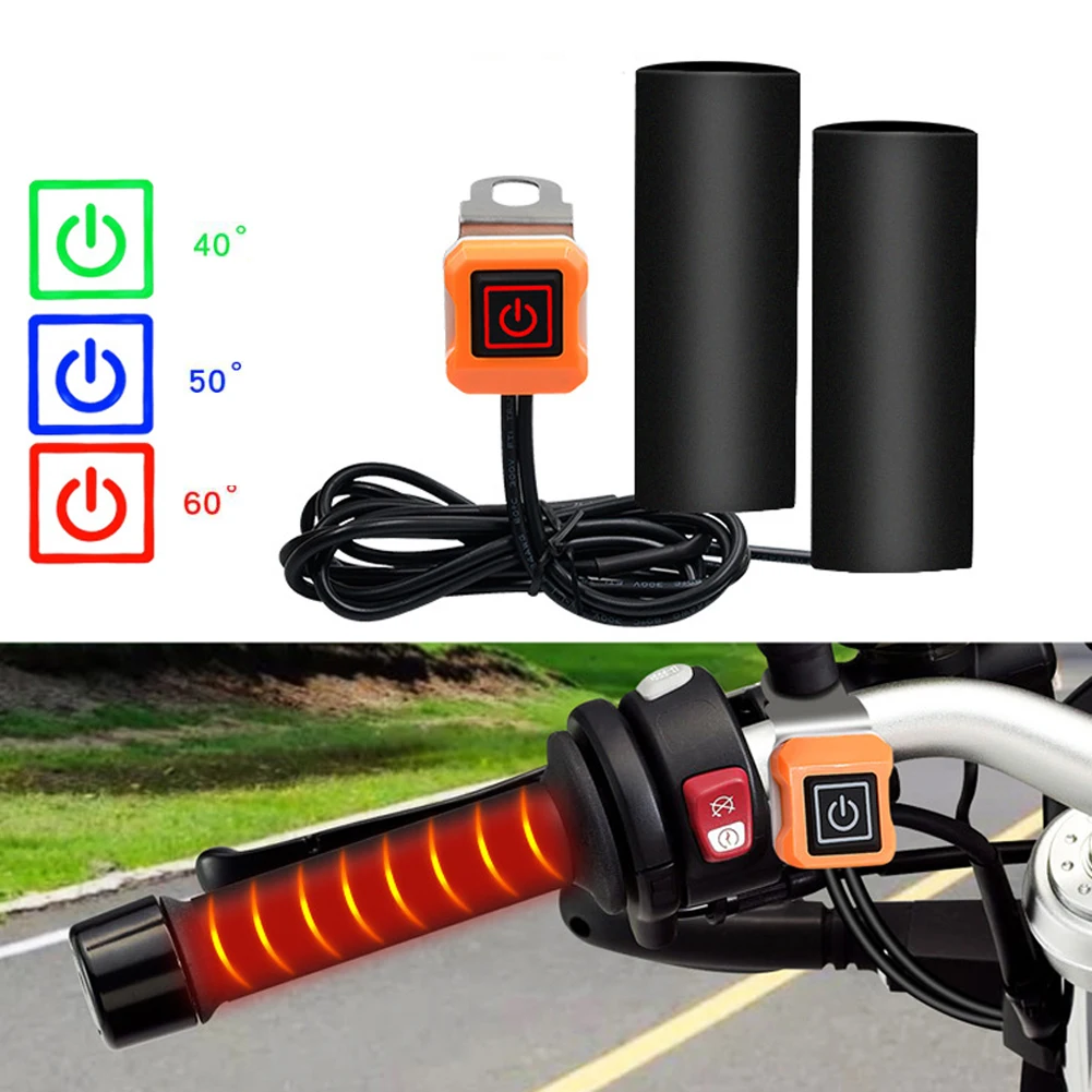 12V Motorcycle Heating Handle Cover Lntelligent Temperature Control Third Gear Heated Handlebar Pad For ATV Motorcycle Bike
12V Motorcycle Heating Handle Cover Lntelligent Temperature Control Third Gear Heated Handlebar Pad For ATV Motorcycle Bike