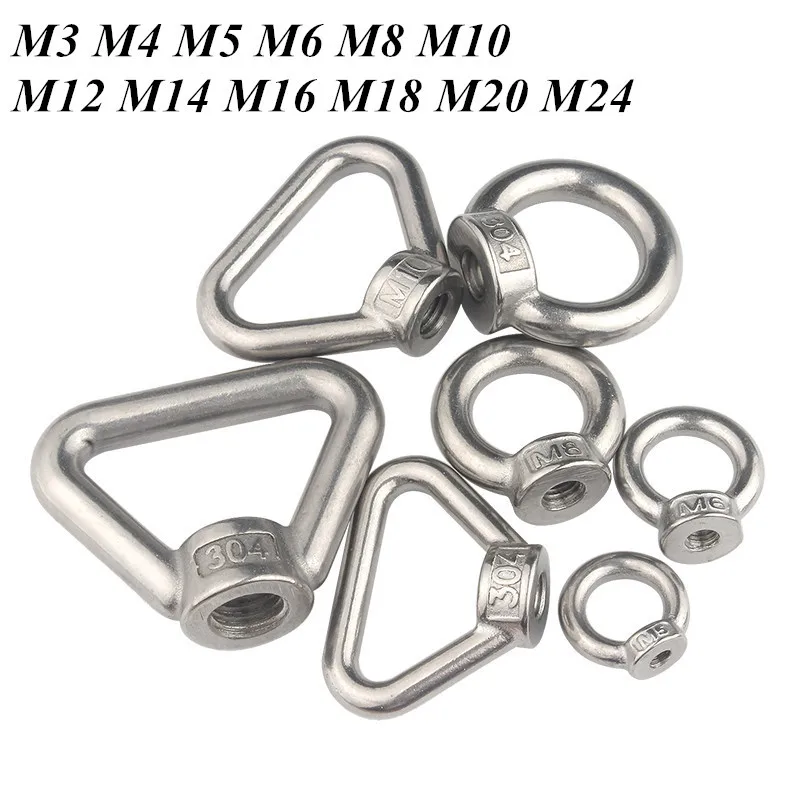 M3- M24 high quality Stainless Steel Marine Lifting Eye Nut Loop Hole for Cable Rope Lifting
M3- M24 high quality Stainless Steel Marine Lifting Eye Nut Loop Hole for Cable Rope Lifting