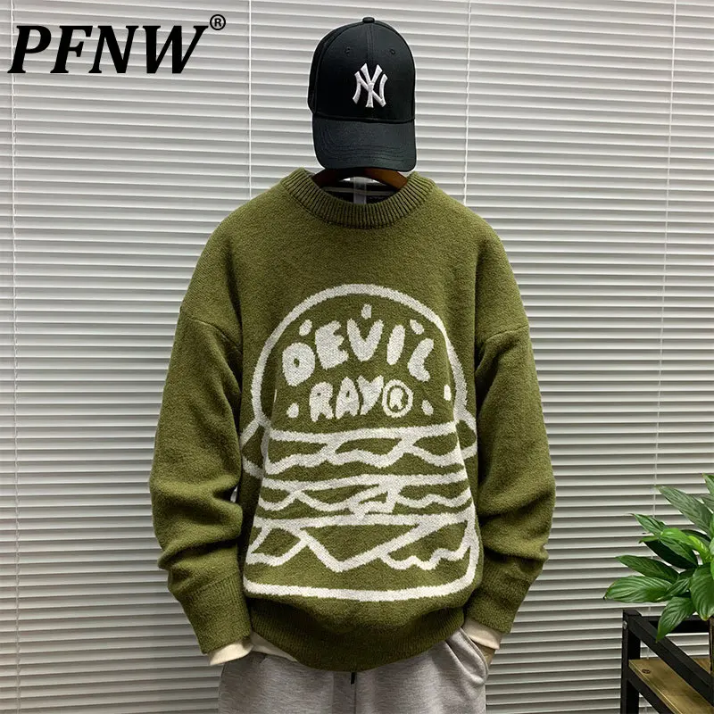 PFNW 2021 Winter New Trend Hamburg Print Sweater Round Collar Pullovers Green Letter Streetwear Teenager Tide Cozy Knited 2X0910
PFNW 2021 Winter New Trend Hamburg Print Sweater Round Collar Pullovers Green Letter Streetwear Teenager Tide Cozy Knited 2X0910