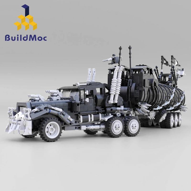 MOC Modified truck High-tech Series War Rig may Mad-Max Movie Collection Model Building Blocks Kits Set Bricks Toys For Kids
MOC Modified truck High-tech Series War Rig may Mad-Max Movie Collection Model Building Blocks Kits Set Bricks Toys For Kids