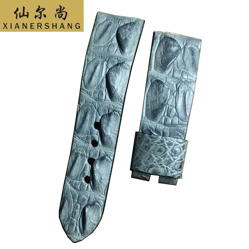XIANERSHANG Crocodile Back Bone Skin Watch Band Fashion Handmade Watchbands 21MM 22MM 23MM 24MM Custom Genuine Alligator Strap
XIANERSHANG Crocodile Back Bone Skin Watch Band Fashion Handmade Watchbands 21MM 22MM 23MM 24MM Custom Genuine Alligator Strap