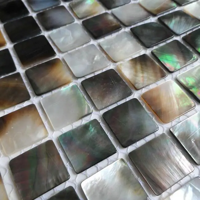 2mm Thickness Natural Black Lip Mother Of Pearl Shell Mosaic Kitchen Backsplash Bathroom Wall Tile MOPN002
2mm Thickness Natural Black Lip Mother Of Pearl Shell Mosaic Kitchen Backsplash Bathroom Wall Tile MOPN002