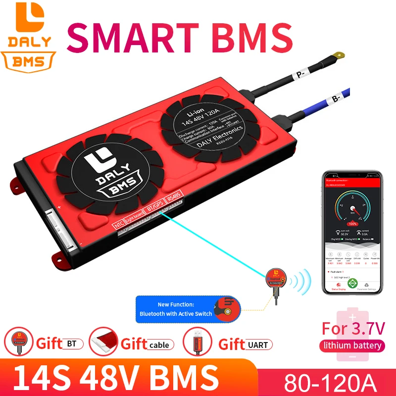 smart bms 14s battery pcm bms 80A 100A 200A e-bike lili ion battery management system 48v With Balance For Solar Energy System
smart bms 14s battery pcm bms 80A 100A 200A e-bike lili ion battery management system 48v With Balance For Solar Energy System