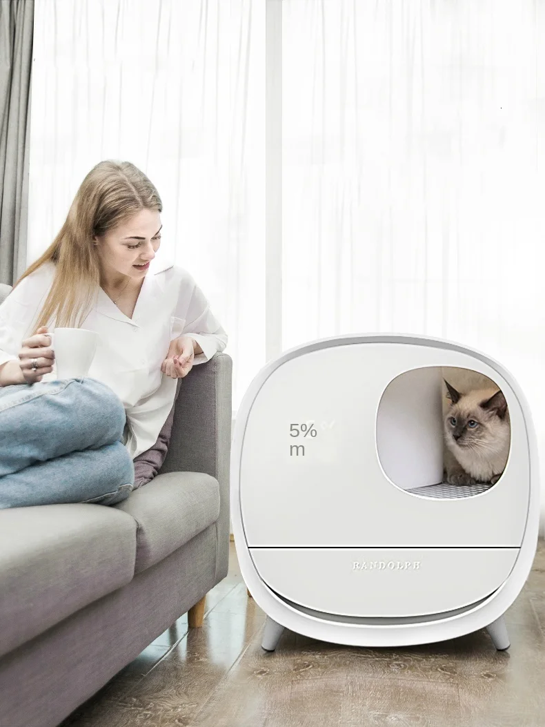 Smart Deodorant Cat Litter Box Extra Large Closed Drawer Type Cat Toilet Anti-splashing Cat Supplies Dual Mode Switching Pets
Smart Deodorant Cat Litter Box Extra Large Closed Drawer Type Cat Toilet Anti-splashing Cat Supplies Dual Mode Switching Pets