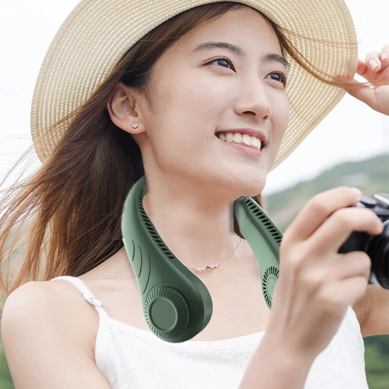 Portable Neck Fan Hands Free Bladeless Neck Fan Hanging Fan USB Rechargeable Neck Fan Headphone Design Neck Air Conditioner
Portable Neck Fan Hands Free Bladeless Neck Fan Hanging Fan USB Rechargeable Neck Fan Headphone Design Neck Air Conditioner