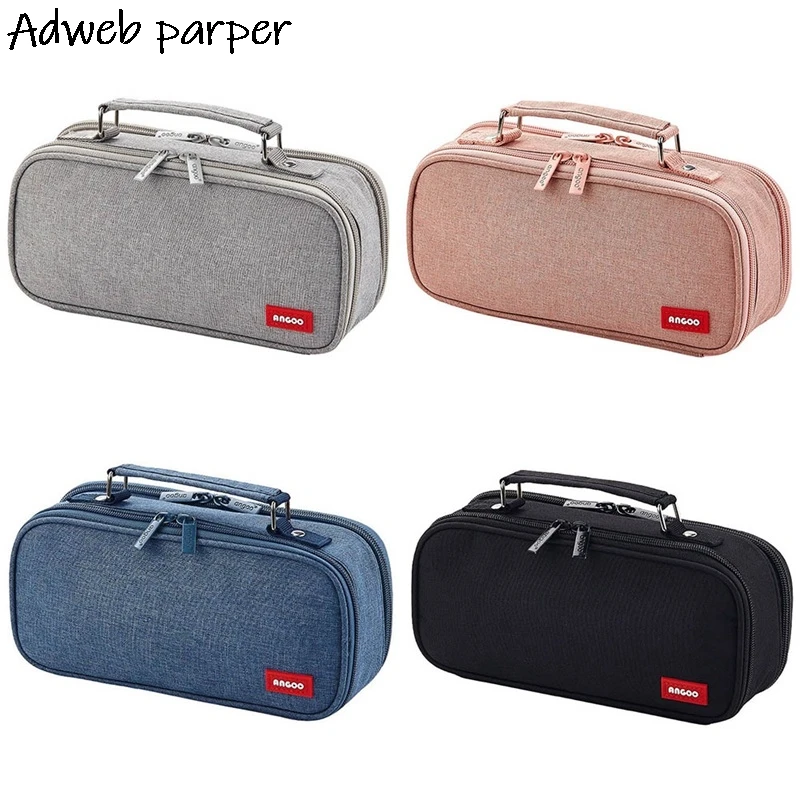 4 Colors Large Capacity Pencil Case Pencilcase School Pen Case Supplies Pencil Bag School Box Pencils Pouch Stationery
4 Colors Large Capacity Pencil Case Pencilcase School Pen Case Supplies Pencil Bag School Box Pencils Pouch Stationery