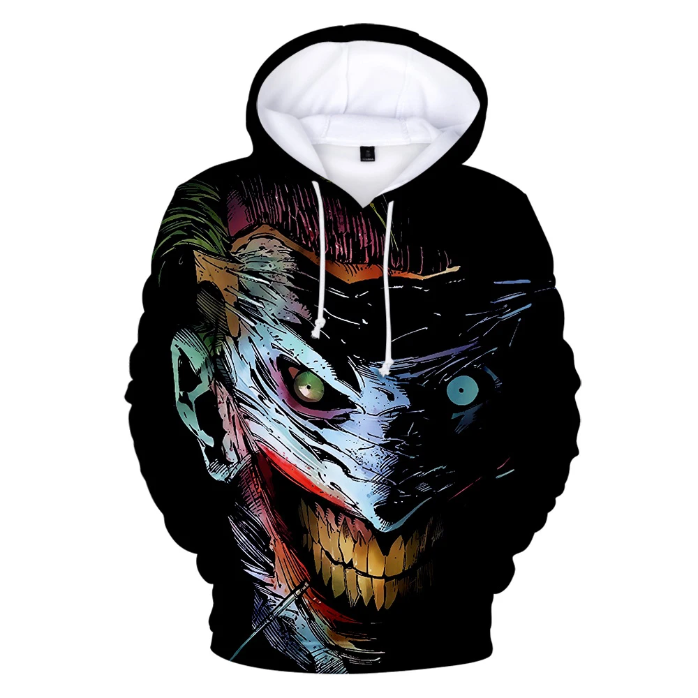 New Joker Hoodies 3D Sweatshirt Joker Trendy Popular Men/Women Autumn WinterHumor Polluvers All-match Harajuku Clothes Tops
New Joker Hoodies 3D Sweatshirt Joker Trendy Popular Men/Women Autumn WinterHumor Polluvers All-match Harajuku Clothes Tops