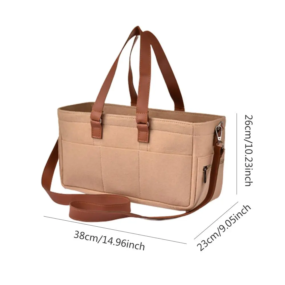 Felt Diaper Organizer Mummy Bag Shoulder Crossbody Felt Bag Multifunction Storage Handbag For Outdoor Camping Picnic Bags Tote
Felt Diaper Organizer Mummy Bag Shoulder Crossbody Felt Bag Multifunction Storage Handbag For Outdoor Camping Picnic Bags Tote