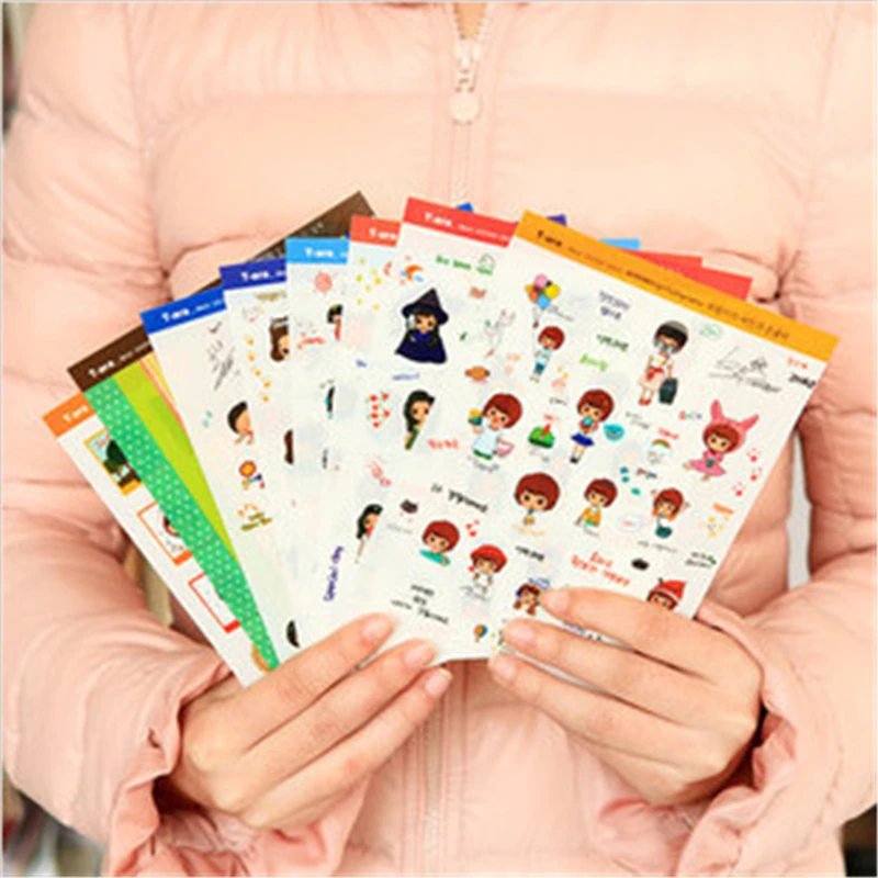 G214small lady's diary suit PVC Korean sticker diary Sticker Wholesale price office&school stationery Exquisite student supplies
G214small lady's diary suit PVC Korean sticker diary Sticker Wholesale price office&school stationery Exquisite student supplies