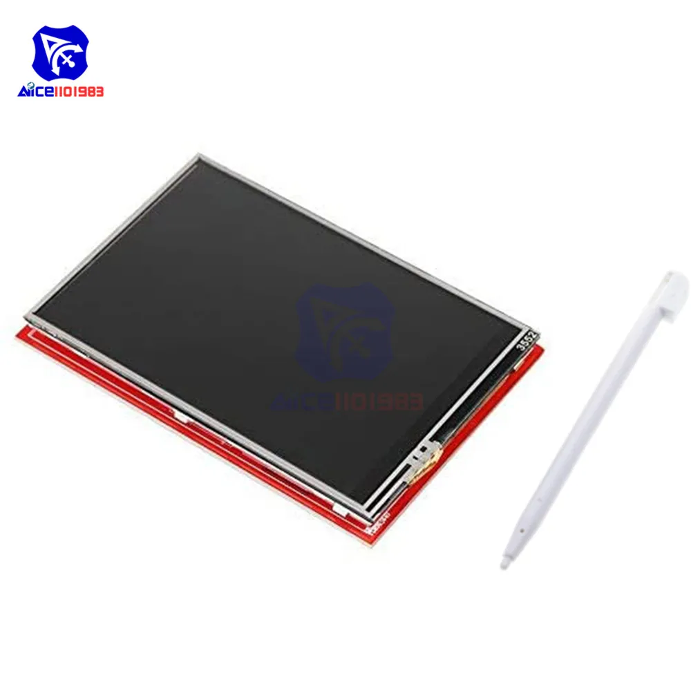 diymore 3.5 inch TFT Touch Panel LCD Display Module 480x320 ILI9486 Driver LCD Module with Stylus for Arduino Mega2560
diymore 3.5 inch TFT Touch Panel LCD Display Module 480x320 ILI9486 Driver LCD Module with Stylus for Arduino Mega2560