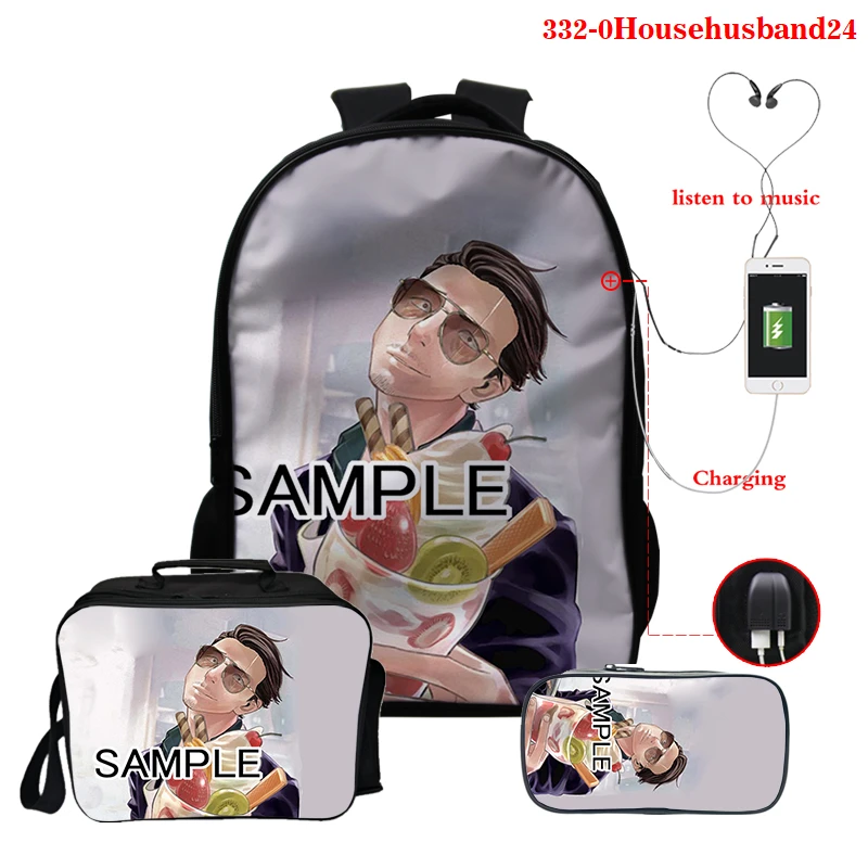 The Way of the Househusband Backpack Women Laptop 3d USB Kawaii Backpacks College Student Travel Bookbag japanese lunch box bag
The Way of the Househusband Backpack Women Laptop 3d USB Kawaii Backpacks College Student Travel Bookbag japanese lunch box bag