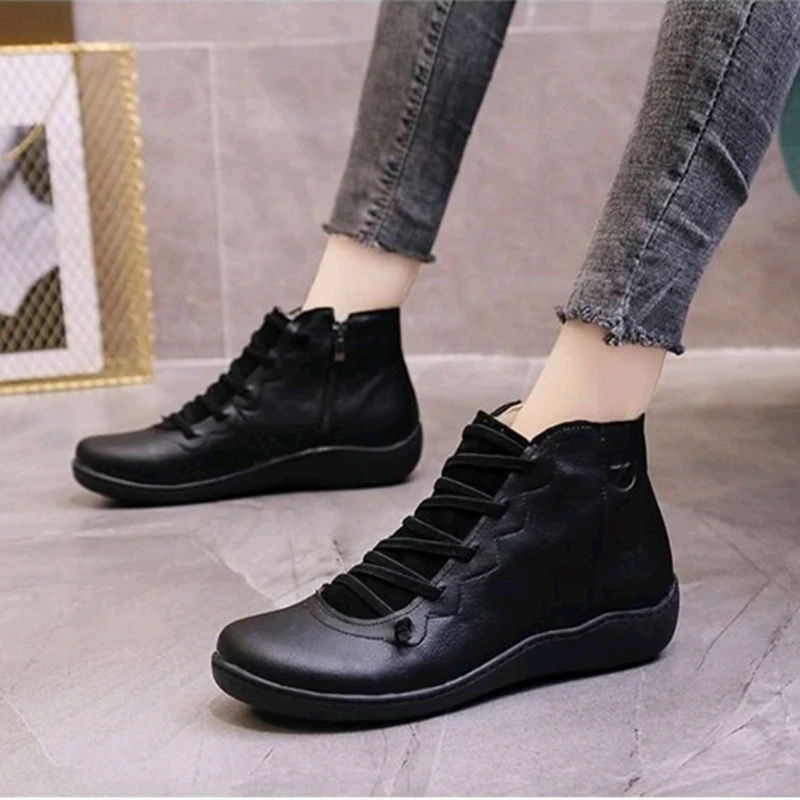 JAYHW Plus Size 35-43 Martin Boots Women Suede Leopard Solid Color Casual Boots Keep Warm Flat Female Short Boots
JAYHW Plus Size 35-43 Martin Boots Women Suede Leopard Solid Color Casual Boots Keep Warm Flat Female Short Boots