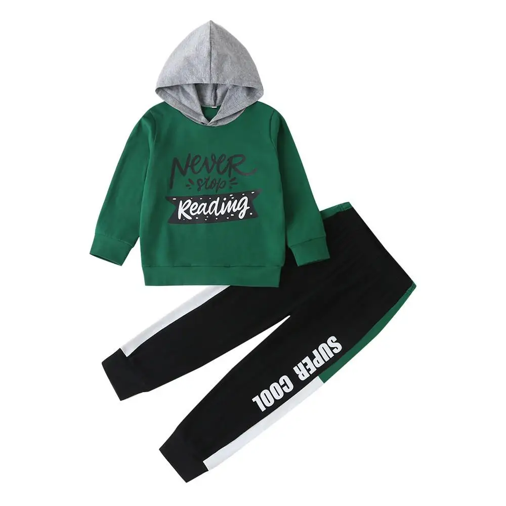 Kids Girl Long Sleeve Hooded Pullover Sweatshirt + Sweatpant Set Letter Printed Hoodie Trousers Outfit
Kids Girl Long Sleeve Hooded Pullover Sweatshirt + Sweatpant Set Letter Printed Hoodie Trousers Outfit