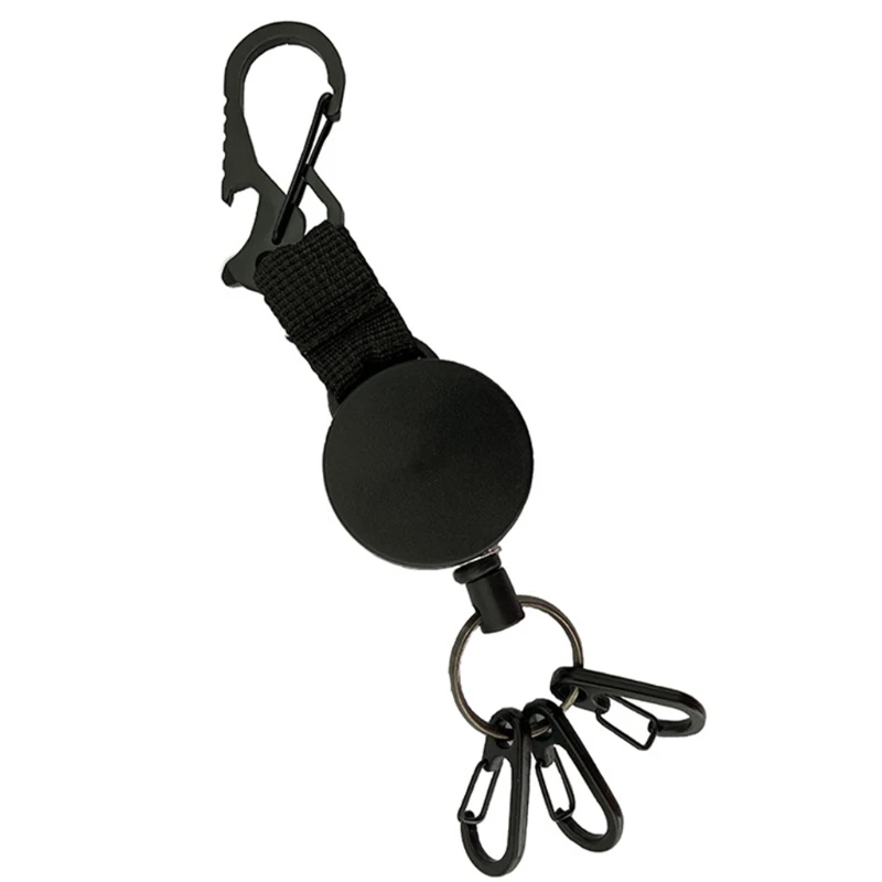 Retractable Key Chain Badge Reel Heavy Duty Key Holder Ring with Carabiner Clips X5QF
Retractable Key Chain Badge Reel Heavy Duty Key Holder Ring with Carabiner Clips X5QF