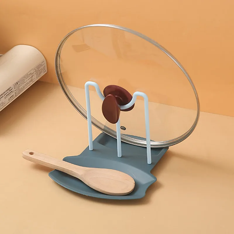 Kitchen Organizer Pot Lid Storage Rack Shelf Countertop Punch-free Spoons Pad Bracket Home Kitchen Shelves Accessories Tools
Kitchen Organizer Pot Lid Storage Rack Shelf Countertop Punch-free Spoons Pad Bracket Home Kitchen Shelves Accessories Tools