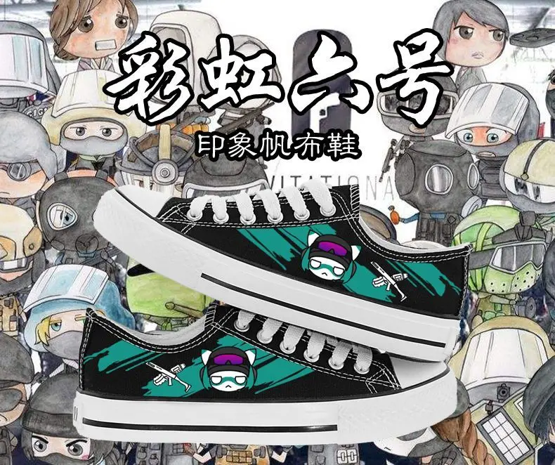 2021 New Arrival Steam Ubisoft Game Rainbow Six Cosplay Student Canvas Casual Sport Shoes Fashion
2021 New Arrival Steam Ubisoft Game Rainbow Six Cosplay Student Canvas Casual Sport Shoes Fashion