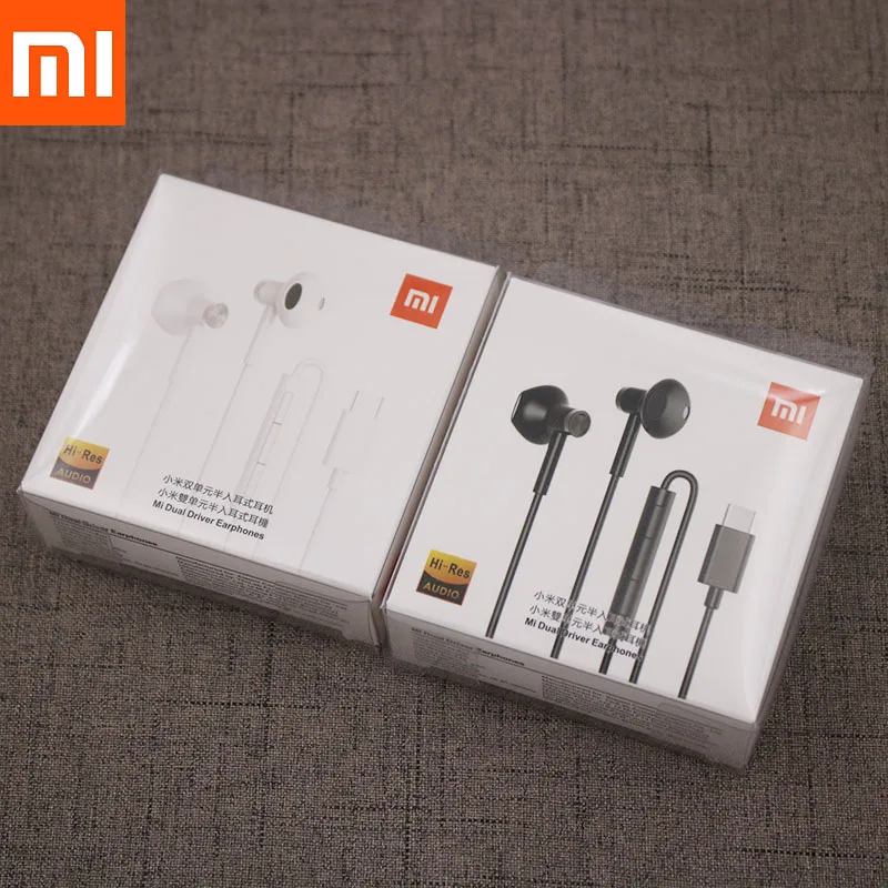 Xiaomi Dual Unit Half In-ear Headphones USB Type-C Version Earphone For MI 10 11 Pro 10T 10S 10i 6 6X 8 9 SE 9T Samsung Huawei |