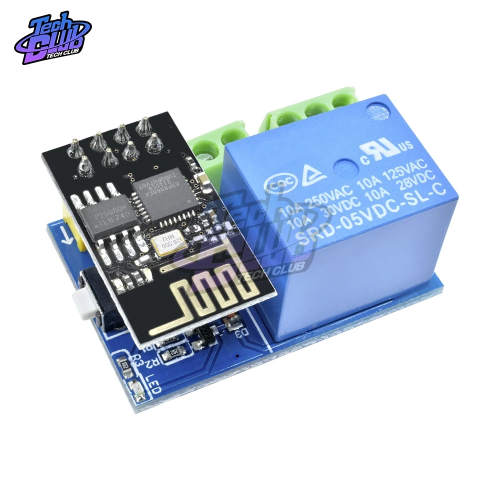 ESP8266 ESP-01 ESP01 5V WiFi Relay Module ESP-01 Relay Module Things Smart Home Remote Control Switch Phone APP
ESP8266 ESP-01 ESP01 5V WiFi Relay Module ESP-01 Relay Module Things Smart Home Remote Control Switch Phone APP
