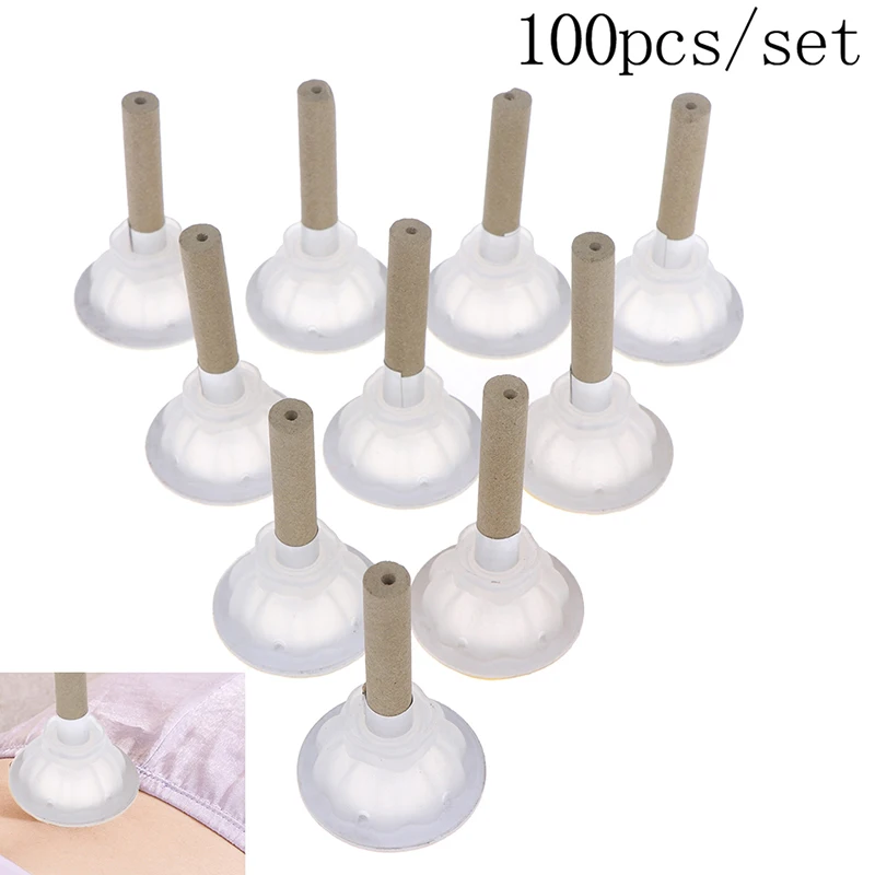 100pcs Self-adhesive Acupuncture Massage Sticker Moxa Stick Moxibustion Smokeless Roll Artemisia Box Holder Roller Cream
100pcs Self-adhesive Acupuncture Massage Sticker Moxa Stick Moxibustion Smokeless Roll Artemisia Box Holder Roller Cream