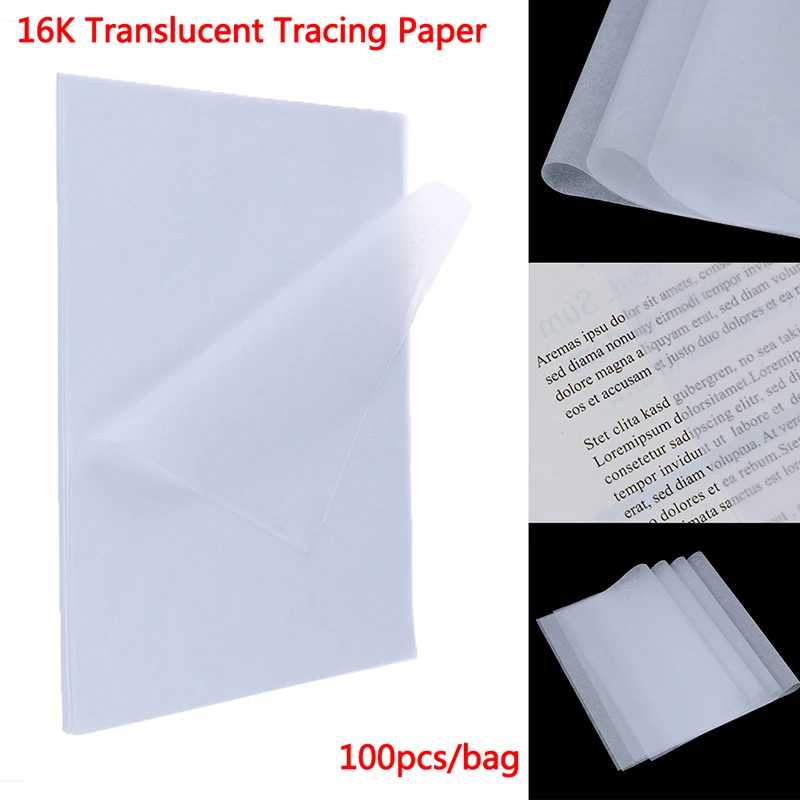 100pcs Translucent Tracing Paper Calligraphy Craft Writing Copying Drawing Sheet Tissue Paper Hard pen calligraphy copy paper
100pcs Translucent Tracing Paper Calligraphy Craft Writing Copying Drawing Sheet Tissue Paper Hard pen calligraphy copy paper
