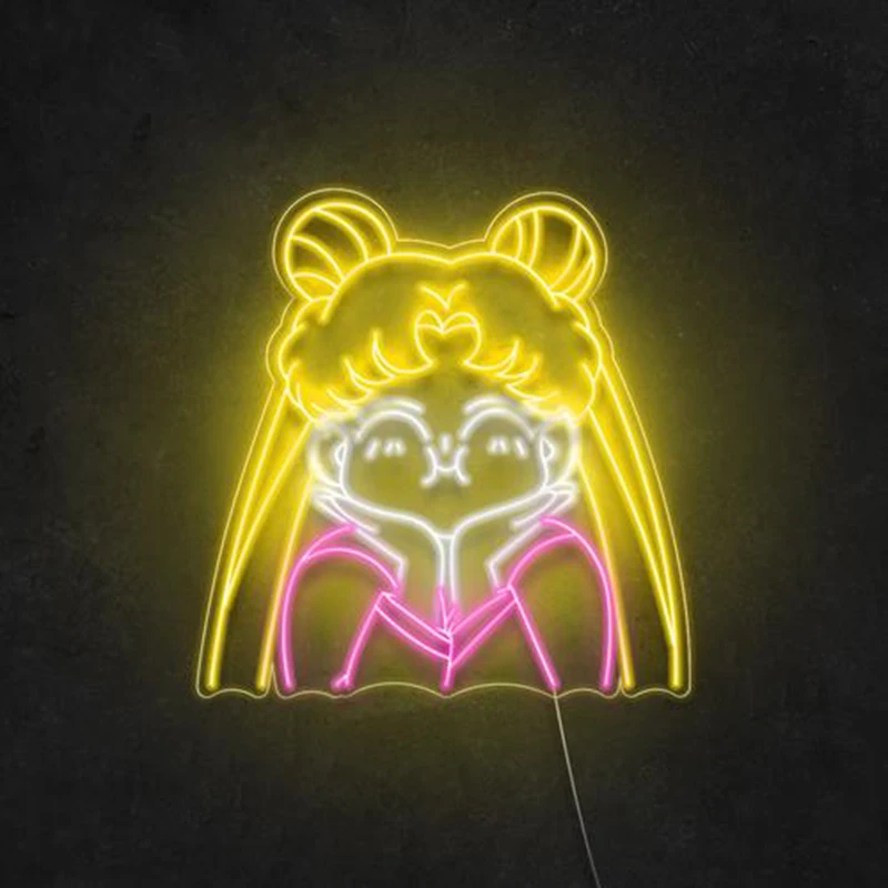 Aesthetic Cute Sailor Moon Led Neon Sign Custom Decoracion Acrylic For Shop Party Gift Home Kawaii Wall Room Decor
Aesthetic Cute Sailor Moon Led Neon Sign Custom Decoracion Acrylic For Shop Party Gift Home Kawaii Wall Room Decor
